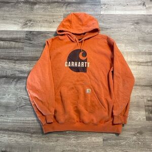 Carhartt Men's Orange Hoodie